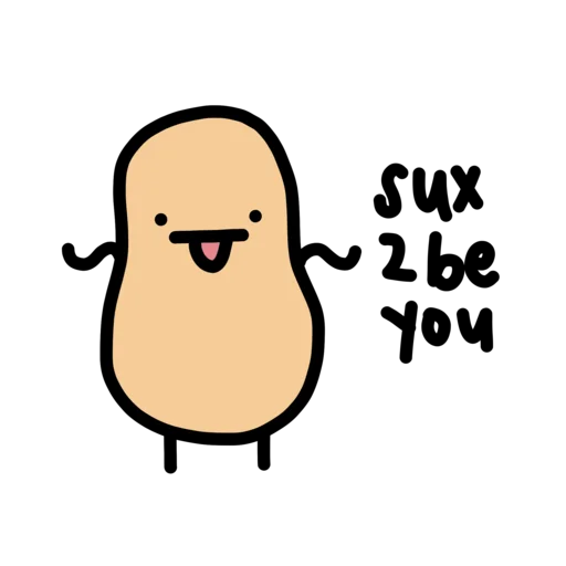 😛 Стикер «doodlingpotatoes ?» для Telegram