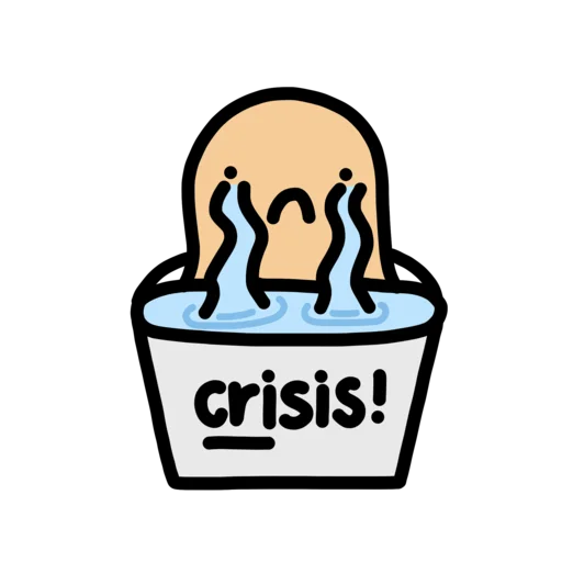😭 Стикер «doodlingpotatoes ?» для Telegram