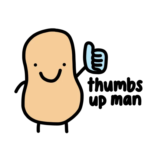 👍 Стикер «doodlingpotatoes ?» для Telegram