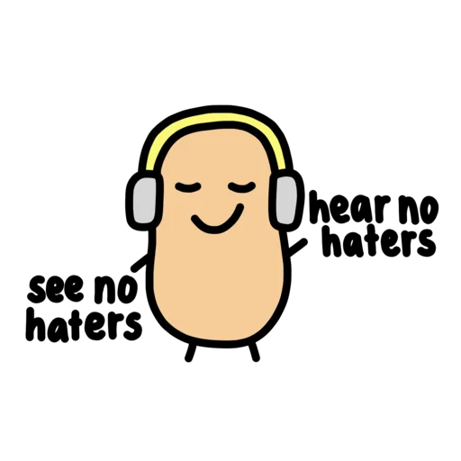 😌 Стикер «doodlingpotatoes ?» для Telegram