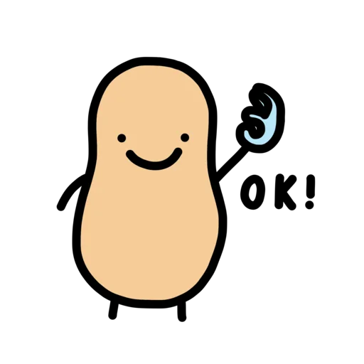 👌 Стикер «doodlingpotatoes ?» для Telegram