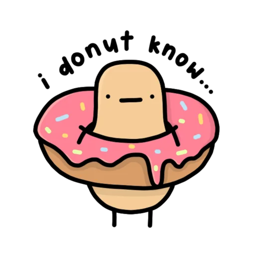🍩 Стикер «doodlingpotatoes ?» для Telegram