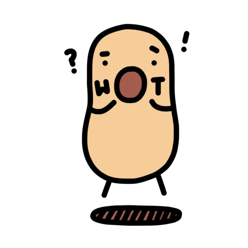 😱 Стикер «doodlingpotatoes ?» для Telegram