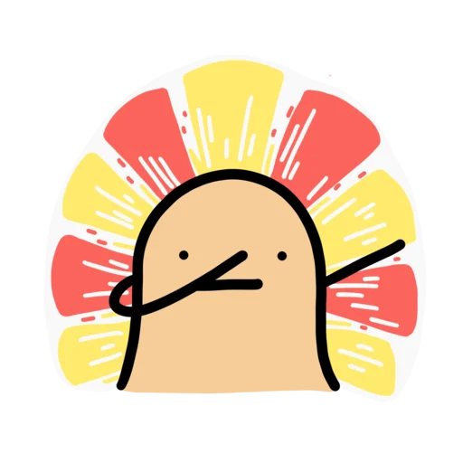 😌 Стикер «doodlingpotatoes ?» для Telegram