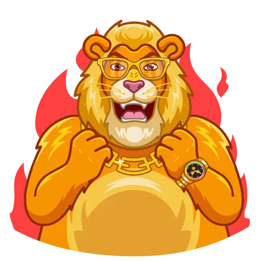 😡 Стикер «Lion» для Telegram