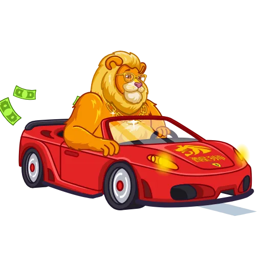 💵 Стикер «Lion» для Telegram