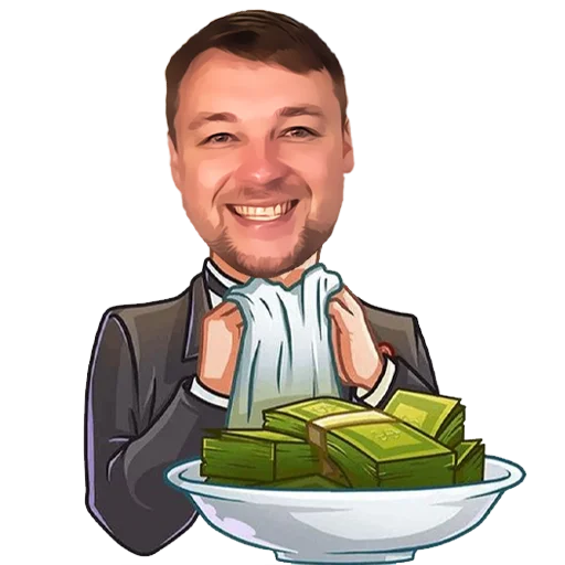 🤑 Стикер «ДДХ» для Telegram