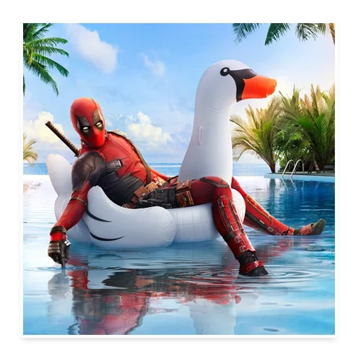 👌 Стикер «⭕ Дэдпул Marvel» для Telegram
