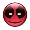 Стикер 13 😀 Deadpool - эмоджи с Дэдпулом