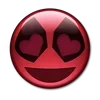 Стикер 17 😀 Deadpool - эмоджи с Дэдпулом