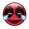 Стикер 5 😀 Deadpool - эмоджи с Дэдпулом