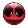 Стикер 9 😀 Deadpool - эмоджи с Дэдпулом