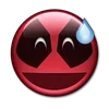 Стикер 8 😀 Deadpool - эмоджи с Дэдпулом