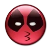 Стикер 43 😀 Deadpool - эмоджи с Дэдпулом