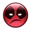 Стикер 45 😀 Deadpool - эмоджи с Дэдпулом