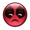 Стикер 38 😀 Deadpool - эмоджи с Дэдпулом