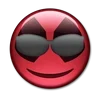 Стикер 27 😀 Deadpool - эмоджи с Дэдпулом