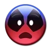 Стикер 50 😀 Deadpool - эмоджи с Дэдпулом