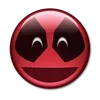 Стикер 7 😀 Deadpool - эмоджи с Дэдпулом