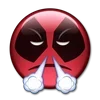 Стикер 48 😀 Deadpool - эмоджи с Дэдпулом