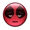 Стикер 36 😀 Deadpool - эмоджи с Дэдпулом