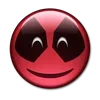 Стикер 12 😀 Deadpool - эмоджи с Дэдпулом
