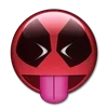Стикер 23 😀 Deadpool - эмоджи с Дэдпулом