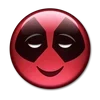 Стикер 47 😀 Deadpool - эмоджи с Дэдпулом