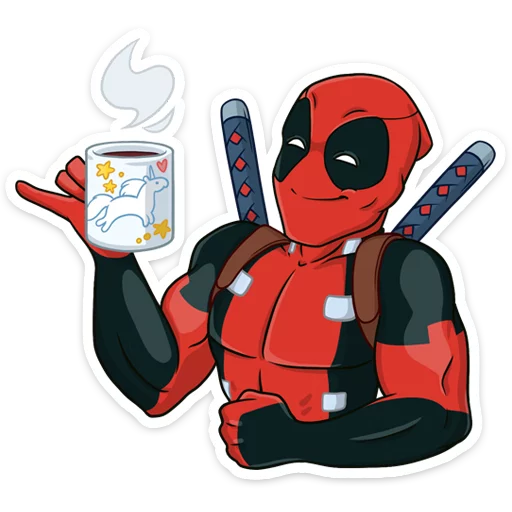 ☕️ Стикер «Дэдпул» для Telegram