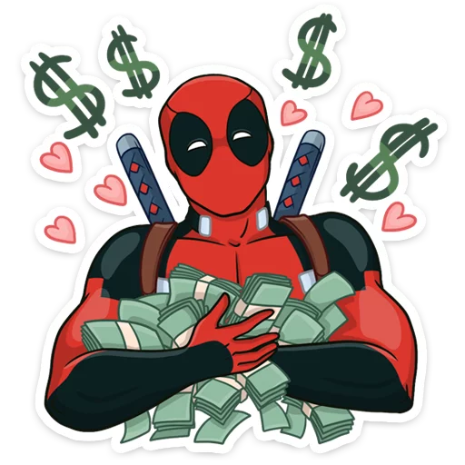 💸 Стикер «Дэдпул» для Telegram