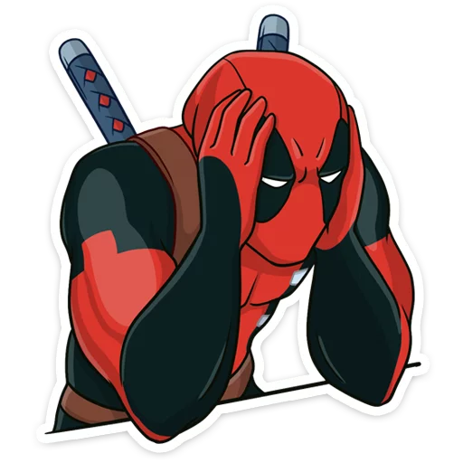 😣 Стикер «Дэдпул» для Telegram