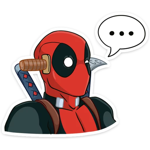 💬 Стикер «Дэдпул» для Telegram