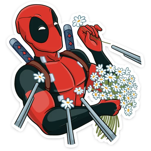 🌻 Стикер «Дэдпул» для Telegram