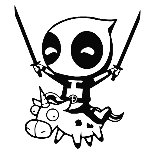 🦄 Эмодзи «Deadpool and Wolverine» для Telegram