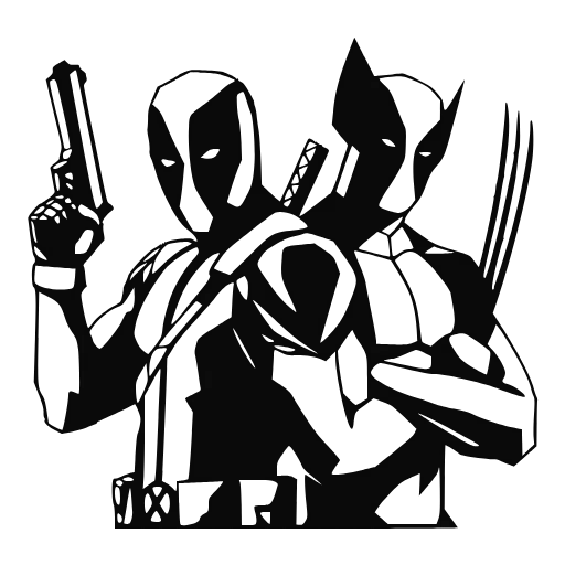 🔪 Эмодзи «Deadpool and Wolverine» для Telegram
