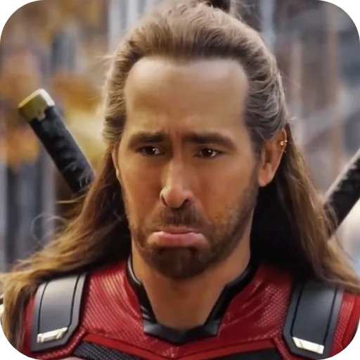 ☹ Стикер «Deadpool and Wolverine» для Telegram