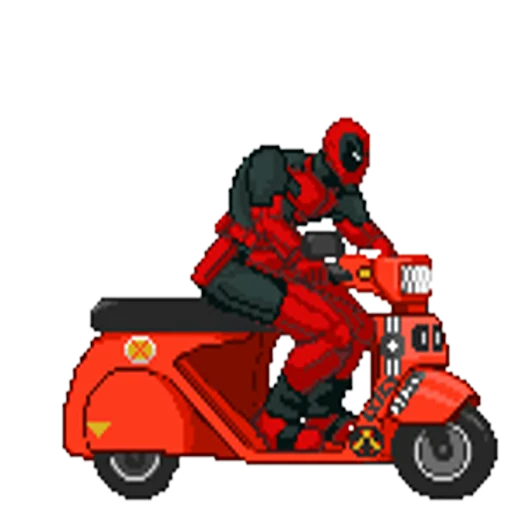 🏍 Стикер «Deadpool» для Telegram