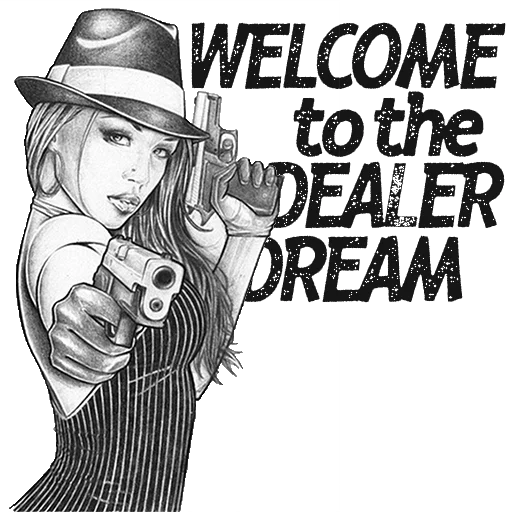 💋 Стикер «DEALER» для Telegram