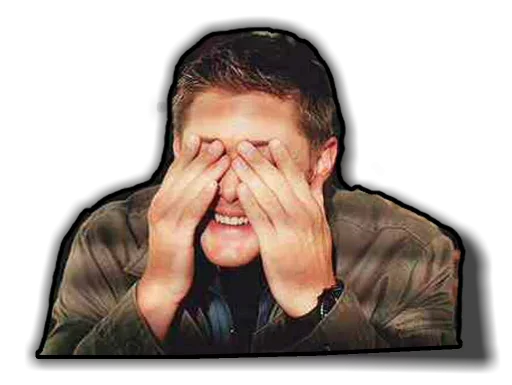 😫 Стикер «Dean from Supernatural» для Telegram