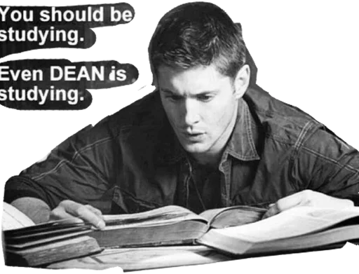😩 Стикер «Dean from Supernatural» для Telegram