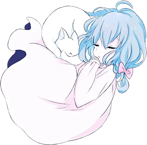 😴 Стикер «dear_neko» для Telegram