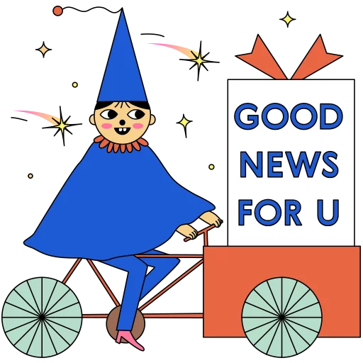 😱 Стикер «Supportive Wiz» для Telegram