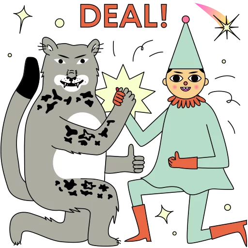 Стикерпак Supportive Wiz для Telegram