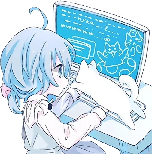 😶 Стикер «Dear Neko» для Telegram