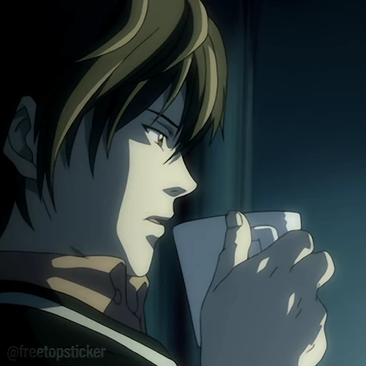 ☕️ Стикер «Death Note» для Telegram