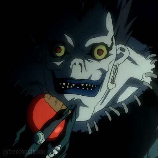 🍎 Стикер «Death Note» для Telegram