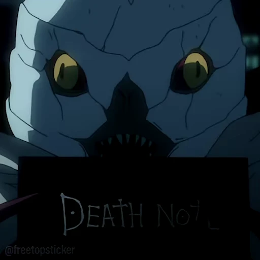 📓 Стикер «Death Note» для Telegram