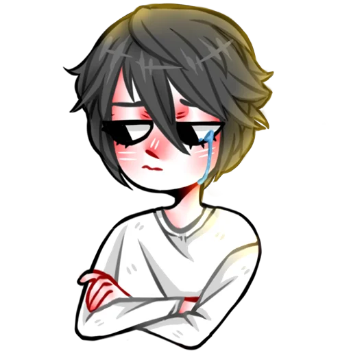 😢 Стикер «Death Note { Roritozokaru }» для Telegram
