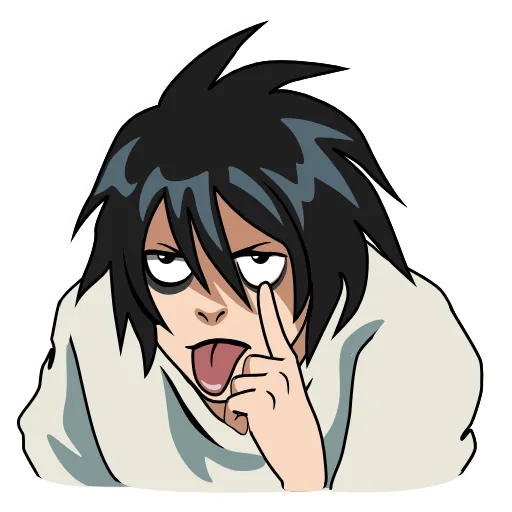 👂 Эмодзи «Death Note Emoji Puck» для Telegram