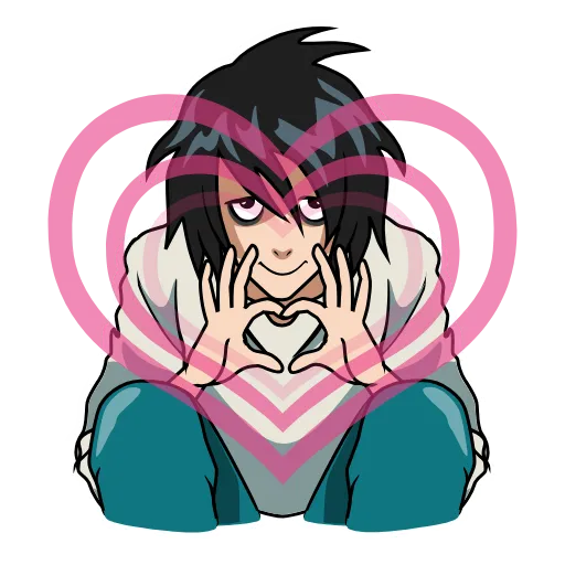 🫶 Эмодзи «Death Note Emoji Puck» для Telegram